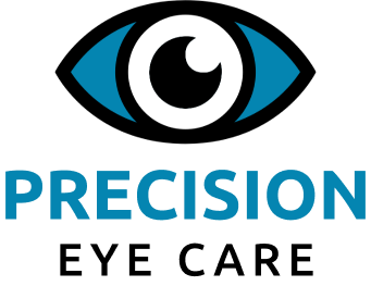 Precision Eye Care logo with text